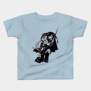 Made in Abyss Reg and Riko delving Kids T-Shirt